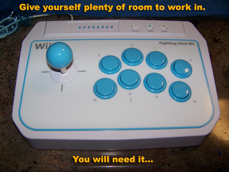Outdated References: How to Mod the Hori EX2/Hori Wii Fighting Stick with  Actual Sanwa Joystick and Buttons